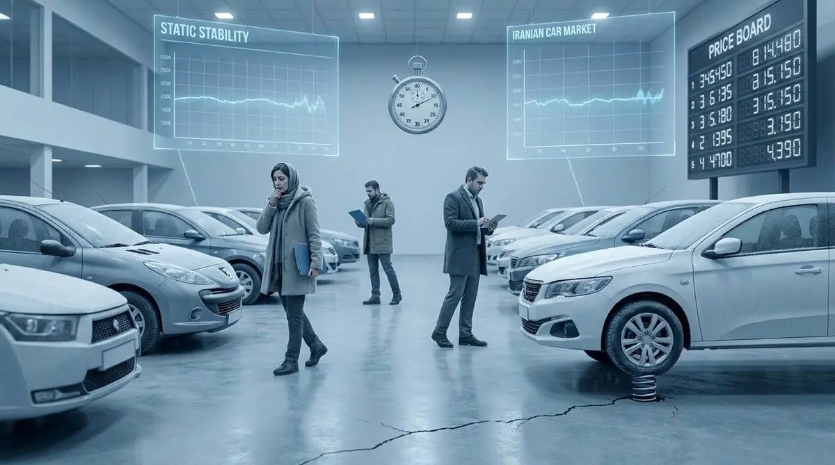 بازار خودرو در تعلیق؛ آرامش سرد پیش از تعیین تکلیف