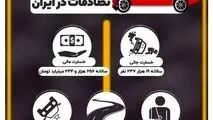 تصادفات چه خسارتی به اقتصاد ایران زد؟