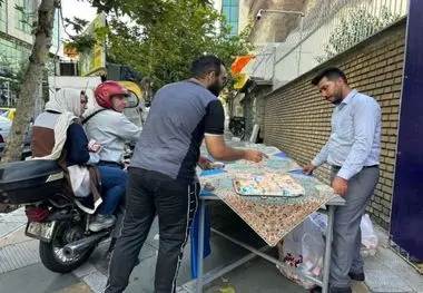 برپایی موکب پذیرایی شهدای صنعت مس