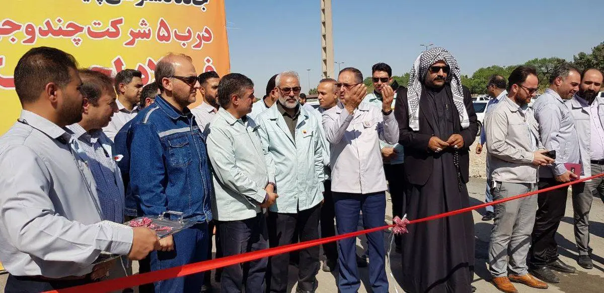 جاده دسترسی درب ۵ به پایانه حمل و نقل شرکت چندوجهی فولاد لجستیک