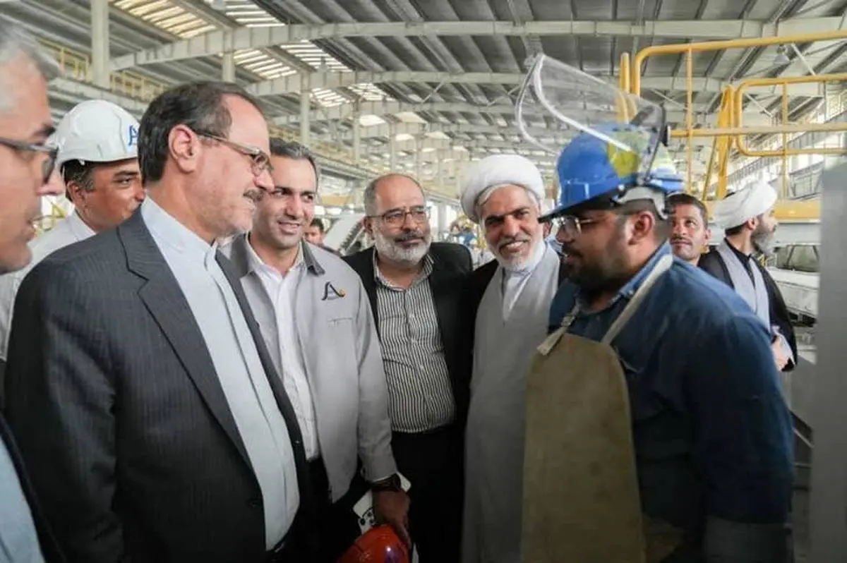 بازدید رئیس سازمان بازرسی کل کشور از مدرنترین کارخانه آلومینیوم ایران