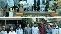 نشست صمیمانه خبرنگاران و فعالان فضای مجازی شهرستان خواف در فولاد سنگان