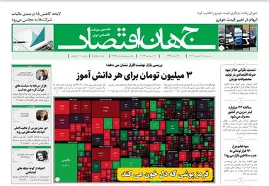 روزنامه جهان اقتصاد شماره 8225