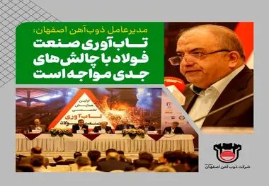 تاب آوری صنعت فولاد با چالش های جدی مواجه است