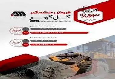 عملکرد چشمگیر گل‌گهر در فروش محصولات