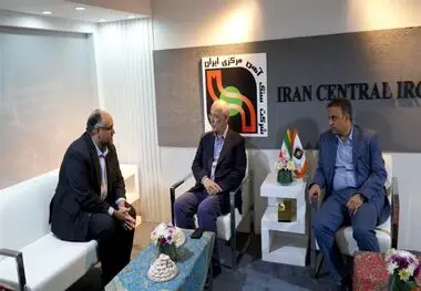 شرکت سنگ آهن مرکزی میزبان چهره های صنعتی و معدنی کشور