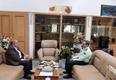 دیدار مدیرعامل ذوب آهن اصفهان با فرمانده نیروی انتظامی استان