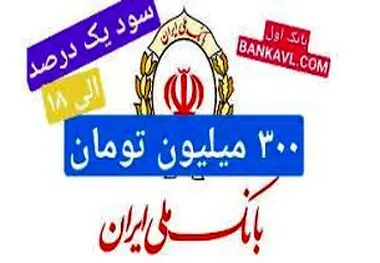 طرح جدید بانک ملی برای دریافت وام تا سقف ۳۰۰ میلیون تومان اعلام شد