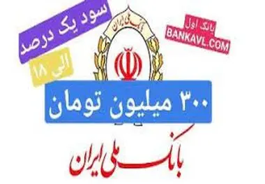 طرح جدید بانک ملی برای دریافت وام تا سقف ۳۰۰ میلیون تومان اعلام شد