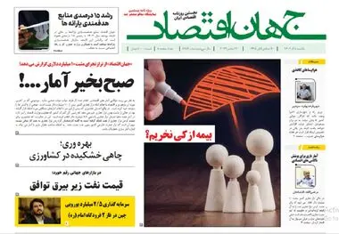 آرشیو روزنامه جهان اقتصاد شماره 8284