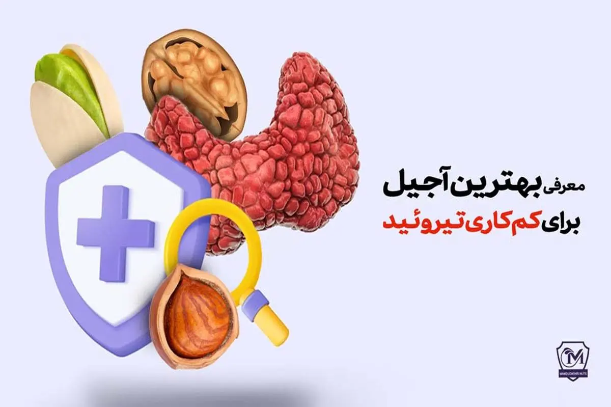 بهترین آجیل برای کم کاری تیروئید