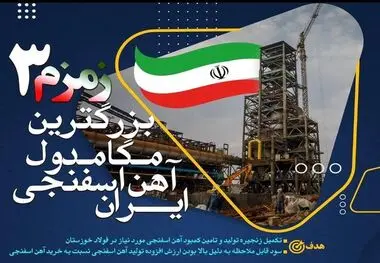 مگامدول "زمزم ۳ "در یک قدمی راه اندازی