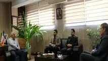دیدار مدیر مخابرات اصفهان با رئیس پلیس فتای استان