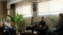 دیدار مدیر مخابرات اصفهان با رئیس پلیس فتای استان
