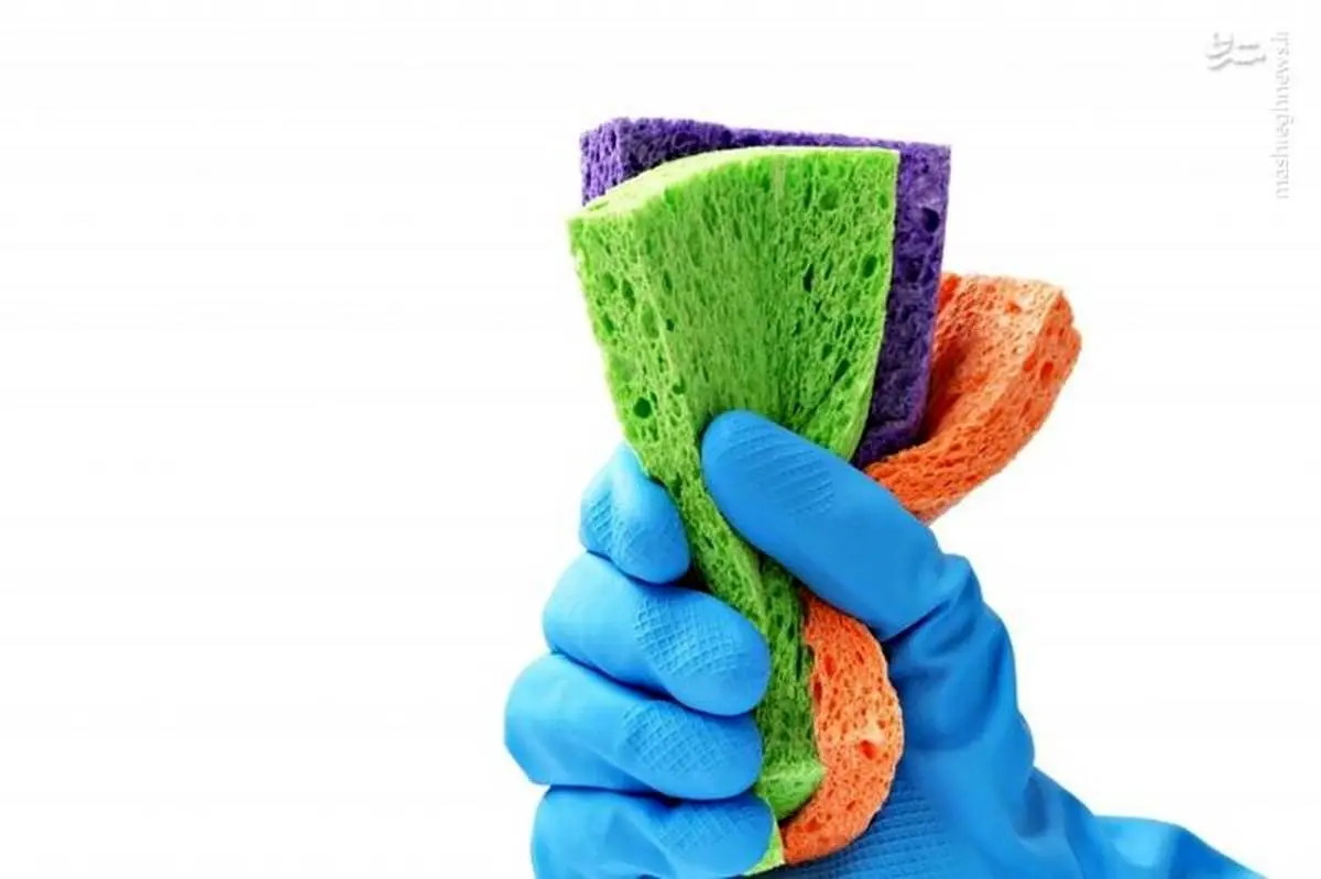 میکروب‌های اسفنج ظرفشویی 7 برابر افراد ساکن بر روی زمین است