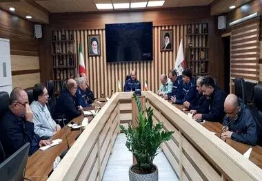 دیدار نوروزی مدیرعامل شرکت فولاد خوزستان با مدیران عامل شرکت‌های تابعه