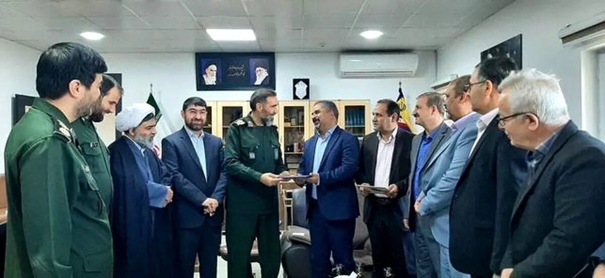 دیدار مدیرعامل و مدیران شرکت آلومینای ایران با فرمانده سپاه حضرت جوادالائمه (ع) خراسان شمالی