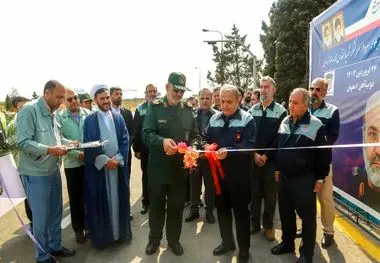 افتتاح بلوار سردار سرلشکر شهید القدس محمدرضا زاهدی در ذوب آهن اصفهان