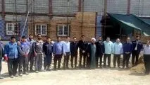 معاون منابع انسانی و امور اجتماعی فولاد خوزستان از ساختمان موکب شهدای فولاد در پایانه مرزی چذابه بازدید نمود

