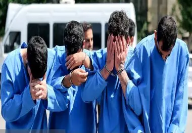 دستگیری ۸ اراذل و اوباش سابقه دار در کاشان
