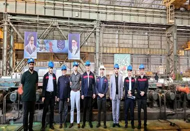 حضور نسل جوان و متخصص انقلاب در شرکت فولاد اکسین شایسته تحسین است