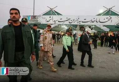 گزارش تصویری؛ بازدید سردار رادان از مرز شلمچه