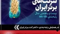 جهان فولاد سیرجان رتبه ۷۳ را در همایش رتبه‌بندی ۱۰۰ شرکت برتر ایران کسب کرد