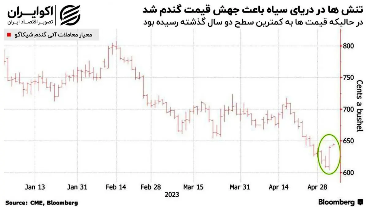 موشک‌های کرملین باعث جهش قیمت گندم شد و وسط سفره غذایی مردم جهان فرود آمد