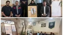 دیدار جمعی از کارکنان فولاد اکسین با خانواده شهید تقوی‌ فر/تجلیل از مقام شهدا و پاسداشت فرهنگ ایثار