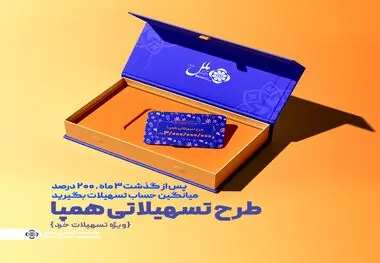 در مسیر رضایت مشتریان مؤسسه اعتباری ملل؛

طرح تسهیلاتی همپا؛ همگام و همراه مطمئن شما
