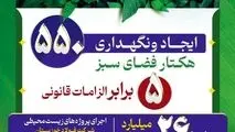 ۵۵۰ هکتار فضای سبز/فولاد خوزستان در سال ۱۴۰۳


