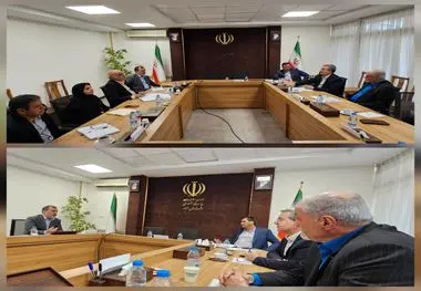 جلسه بررسی رفع ناترازی گاز صنایع در فصول پاییز و زمستان در دفتر ریاست جمهوری با حضور دکتر سبحانی، رئیس انجمن تولیدکنندگان فولاد ایران، نمایندگان وزارت صمت، صنعت پتروشیمی، شرکت ملی گاز و صنعت سیمان