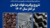 شروع پرقدرت فولاد خراسان در آغاز سال ۱۴۰۴؛ سه رکورد روزانه‌ی تولید در فروردین جا‌به‌جا شد

