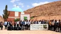 برگزاری همایش پاکسازی طبیعت در تنگه گزی جاجرم به مناسبت هفته محیط زیست