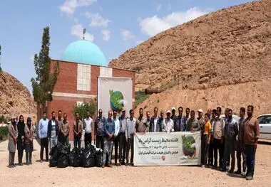 برگزاری همایش پاکسازی طبیعت در تنگه گزی جاجرم به مناسبت هفته محیط زیست