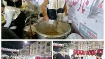 موکب شرکت فولاد اکسین خوزستان در جشن نیمه شعبان با استقبال گسترده مردم اهواز همراه شد