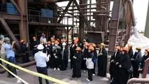 بازدید جمعی از دانشگاهیان هرمزگان از شرکت صبا فولاد خلیج فارس در قالب دوره روایت پیشرفت "صمت انقلاب"
بازدید جمعی از دانشگاهیان هرمزگان از شرکت صبا فولاد خلیج فارس در قالب دوره روایت پیشرفت "صمت انقلاب