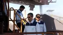 علی رسولیان، مدیرعامل فولاد سنگان همراه با تنی چند از معاونین و مدیران این شرکت از پروژه های توسعه ای بازدید کرد