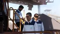 علی رسولیان، مدیرعامل فولاد سنگان همراه با تنی چند از معاونین و مدیران این شرکت از پروژه های توسعه ای بازدید کرد