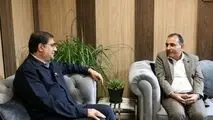 دیدار معاون محیط زیست انسانی اداره کل حفاظت محیط زیست خوزستان با قائم مقام مدیرعامل فولاد خوزستان
