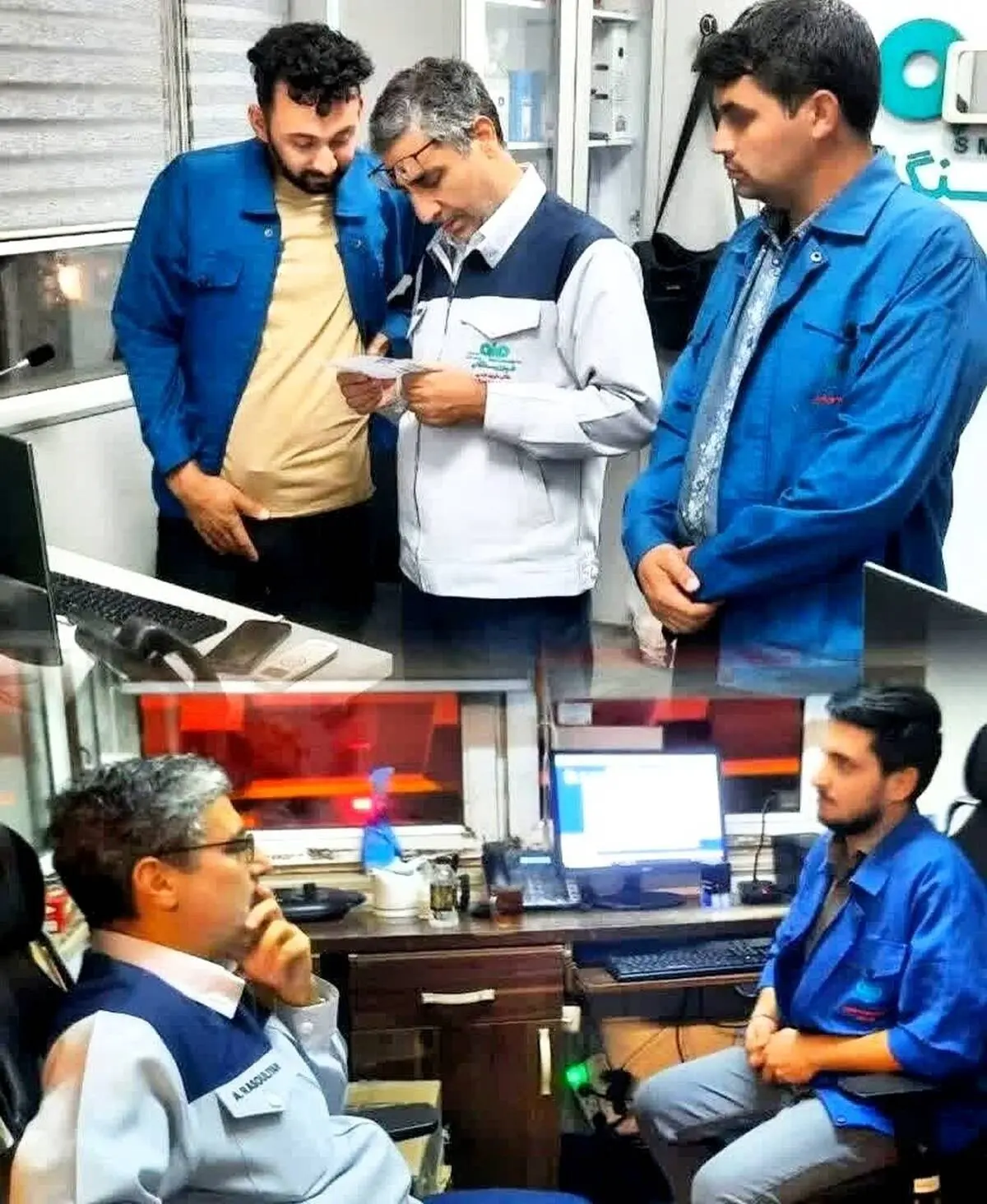بازدید شبانه علی رسولیان از خطوط تولید و واحد حمل‌ونقل