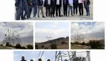 بازدید معاون طرح و توسعه برق منطقه ای اصفهان و همراهان از خط ۴۰۰ کیلوولت در حال احداث لردگان_یاسوج