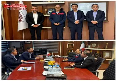 دیدار مدیر شعب بانک مسکن استان با مدیرعامل شرکت فولاد اکسین خوزستان / گامی در جهت توسعه همکاری‌های مالی و سرمایه‌گذاری