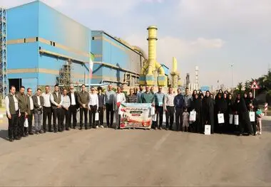 به منظور پیوند فرهنگ ایثار و شهادت با مسیر تولید و پیشرفت صورت گرفت؛ بازدید یکروزه فرزندان شاهد نی‌ریز از شرکت فولاد غدیر نی‌ریز
