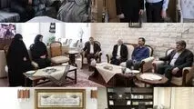دکتر عارف به دیدار معاونین اول سابق و خانواده‌های آنان رفت