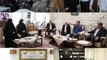 دکتر عارف به دیدار معاونین اول سابق و خانواده‌های آنان رفت