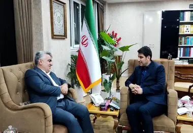 بررسی طرح‌های توسعه‌ای معادن صبانور در دیدار با استاندار کردستان