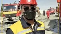 حضور مؤثر شرکت نفت سپاهان در عملیات امدادرسانی به حادثه انفجار و آتش‌سوزی اسکله بندر شهید رجایی 