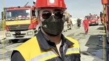 حضور مؤثر شرکت نفت سپاهان در عملیات امدادرسانی به حادثه انفجار و آتش‌سوزی اسکله بندر شهید رجایی 