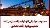 محدودیت و گرانی گاز، تولید راتعطیل می کند؛
تصمیمی علیه اقتصاد کشور